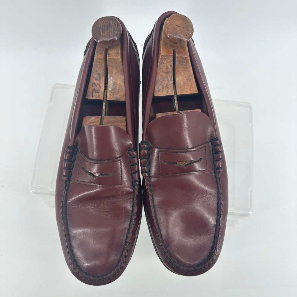 Vtg Sebago Roamers Penny Loafers Mens 12 Burgundy Preppy Ivy League Academiaa‎